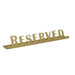 Service Ideas 1C-ST-RESERV-SIGN-VG Table Sign