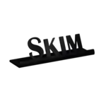 Service Ideas 1C-ST-SKIM-SIGN-BX Table Sign