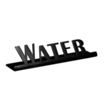 Service Ideas 1C-ST-WATER-SIGN-BX Table Sign