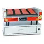 Gold Medal Products 8225PE 35.50'' Countertop Hot Dog Roller Grill with Controls,