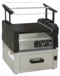 Gold Medal Products 8550-00-001 19.70'' Countertop Hot Dog Roller Grill with Controls,
