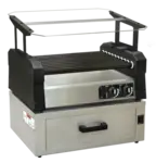 Gold Medal Products 8551-00-001 24.70'' Countertop Hot Dog Roller Grill with Controls,