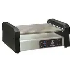 Gold Medal Products 8551-00-010 24.70'' Countertop Hot Dog Roller Grill with Controls,