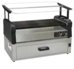 Gold Medal Products 8552-00-001 34.20'' Countertop Hot Dog Roller Grill with Controls,