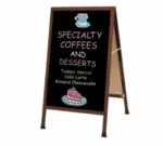 Aarco 1-WA-1B Sidewalk Chalkboard