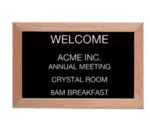 Aarco AOFD1218L Message Center Board