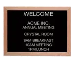 Aarco AOFD1824L Message Center Board