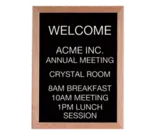 Aarco AOFD2418L Message Center Board