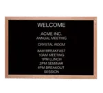 Aarco AOFD2436L Message Center Board