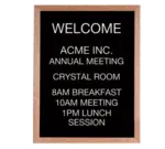Aarco AOFD3024L Message Center Board