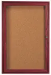 Aarco CBC2418R Red Oak Bulletin Board