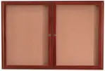 Aarco CBC3660R Red Oak Bulletin Board