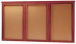 Aarco CBC3672-3R Red Oak Bulletin Board