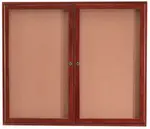 Aarco CBC4860R Red Oak Bulletin Board