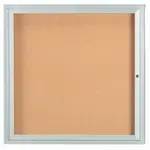Aarco DCC3636RI Aluminum Bulletin Board