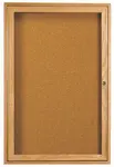 Aarco OBC2418R Red Oak Bulletin Board
