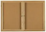 Aarco OBC3660R Red Oak Bulletin Board