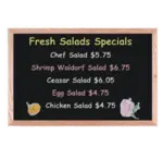 Aarco OC2436NT Chalkboard