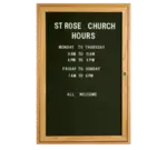 Aarco ODC3624L Message Center Board