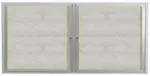 Aarco ODCC3672RI Aluminum Bulletin Board