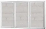 Aarco ODCC4872-3R Aluminum Bulletin Board