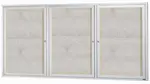 Aarco ODCC4896-3RI Aluminum Bulletin Board