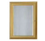 Aarco OWFC2418GI Waterfall Bulletin Board