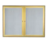 Aarco OWFC3648GI Waterfall Bulletin Board
