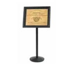 Aarco P-5BK Broadcaster Display Stand