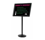 Aarco P-7BK Broadcaster Display Stand