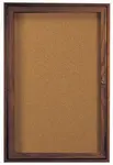 Aarco WBC4836R Red Oak Bulletin Board