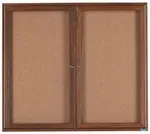 Aarco WBC4860R Red Oak Bulletin Board