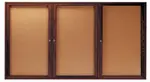 Aarco WBC4896-3R Red Oak Bulletin Board