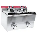 Admiral Craft DF12L2S Double Deep Fryer