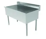 Advance Tabco 4-41-36D Commercial Sink, (1) One Compartment, 16 Gauge Stainless Steel Construction with and without Drainboard - 36.00" W