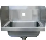 Advance Tabco 7-PS-71ECSPNF-X Special Value Hand Sink with 7-3/4" side splashes