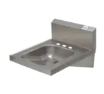 Advance Tabco 7-PS-751 ADA Compliant Hand Sink  wall mounted  14" wide x 16" front-to-back x 5" deep bowl