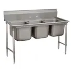 Advance Tabco 9-63-54 Commercial Sink, (3) Three Compartment, Construction with and - 69.75" W
