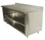 Advance Tabco EEK-SS-303M Open Front Cabinet Base Work Table, with Top, and - 360"W x 300"D x 40.50"H