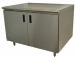 Advance Tabco EHB-SS-245-X Work Table, with Top, Doors and - 600"W x 240"D x 35.50"H