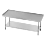 Advance Tabco ES-LS-304-X Mixer/Slicer Equipment Stand, 16 Gauge Type 304 Stainess Steel Top with Undershelf and 1"H Up-Turn on Sides & Rear - 48"W x 25"H x 30"D