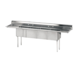 Advance Tabco FE-4-1812-18RL-X Lite" Series Fabricated NSF Sink