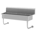 Advance Tabco FS-WMD-60-ADA Multiwash Hand Sink deck mount faucet provision wall mounted