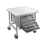 Advance Tabco MT-MG-303 Mixer/Slicer Equipment Stand, 14 Gauge Type 304 Stainess Steel Top with Open Base and without Backsplash - 36"W x 28"H x 30"D