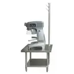 Advance Tabco MX-GL-302 Mixer/Slicer Equipment Stand, 14 Gauge Type 304 Stainess Steel Top with Undershelf and without Backsplash - 30"W x 24"H x 24"D