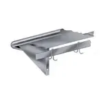 Advance Tabco PS-12-72-EC-X Special Value Shelf with Pot Rack