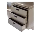 Advance Tabco SU-47 Add stainless steel concealing drawer fronts to SU-46 slides (1 each covers all levels of a single cabinet)