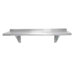 Advance Tabco WS-15-48-16 NSF 16 Gauge Type 304 Stainless Steel Solid Wall-Mounted Shelf - 48"W x 15"D