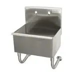 Advance Tabco WSS-16-31 Service sink  splash mount faucet provision  wall mounted