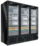 Akita Refrigeration AGM-53 78.75'' Section Refrigerated Glass Door Merchandiser